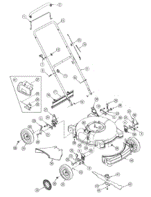 General Assembly parts for Columbia Push Walk-Behind Mower 11A-109Q897 / 2010 from AppliancePartsPros.com
