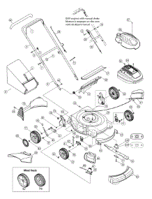 General Assembly parts for Columbia Push Walk-Behind Mower 11A-439Q597 / 2009 from AppliancePartsPros.com