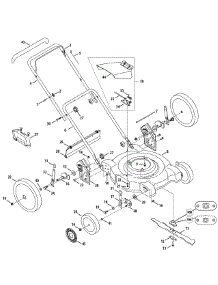 General Assembly parts for Columbia Push Walk-Behind Mower 11A-504A897 / 2010 from AppliancePartsPros.com