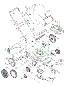 General Assembly parts for Columbia Push Walk-Behind Mower 11A-549Q597 / 2008 from AppliancePartsPros.com