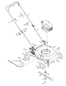 General Assembly parts for Columbia Push Walk-Behind Mower 11A-A40M897 / 2013 from AppliancePartsPros.com