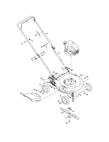General Assembly 11A-A40x897 parts for Columbia Push Walk-Behind Mower 11A-A40X897 / 2014 from AppliancePartsPros.com