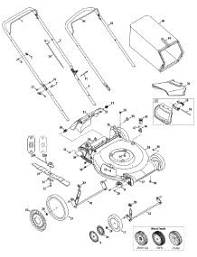 Model Series B2x parts for Columbia Push Walk-Behind Mower 11A-B29Q897 / 2011 from AppliancePartsPros.com