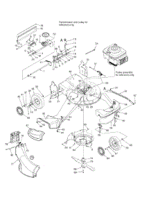 Drive Assembly 976 parts for Columbia Self-Propelled Walk-Behind Mower 12A-976B597 / 2009 from AppliancePartsPros.com