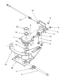 Pulley Assembly parts for Columbia Self-Propelled Walk-Behind Mower 12A-976B897 / 2010 from AppliancePartsPros.com