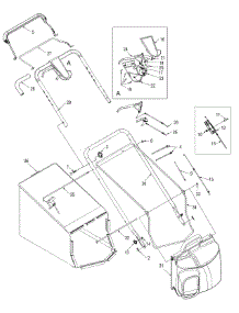 General Assembly parts for Columbia Self-Propelled Walk-Behind Mower 12A-978Q597 / 2008 from AppliancePartsPros.com