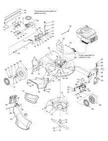 Drive Assembly 996 parts for Columbia Self-Propelled Walk-Behind Mower 12A-996B597 / 2009 from AppliancePartsPros.com