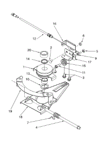 Pulley Assembly parts for Columbia Self-Propelled Walk-Behind Mower 12A-996B597 / 2009 from AppliancePartsPros.com