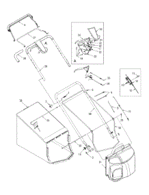 Handle & Bag Assembly parts for Columbia Self-Propelled Walk-Behind Mower 12A-996B897 / 2010 from AppliancePartsPros.com