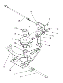 Pulley Assembly parts for Columbia Self-Propelled Walk-Behind Mower 12A-998Q597 / 2008 from AppliancePartsPros.com