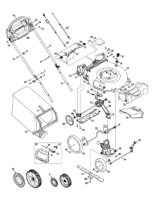 General Assembly parts for Columbia Self-Propelled Walk-Behind Mower 12ABD29V897 / 2015 from AppliancePartsPros.com