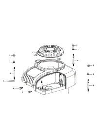 4P90mud Engine Shroud parts for Columbia Self-Propelled Walk-Behind Mower 12AE76JU897 / 2015 from AppliancePartsPros.com