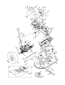 Drive & Deck parts for Columbia Self-Propelled Walk-Behind Mower 12AE76JU897 / 2015 from AppliancePartsPros.com