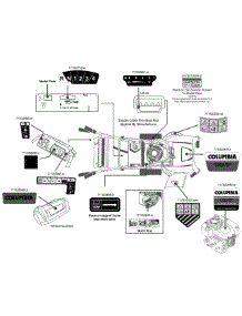 Label Map 12Ae76ju897 parts for Columbia Self-Propelled Walk-Behind Mower 12AE76JU897 / 2015 from AppliancePartsPros.com