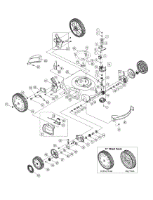 Drive Assembly parts for Columbia Self-Propelled Walk-Behind Mower 12AV569Q597 / 2008 from AppliancePartsPros.com
