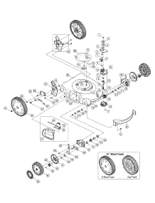Deck & Drive Assembly parts for Columbia Self-Propelled Walk-Behind Mower 12AV569Q897 / 2010 from AppliancePartsPros.com