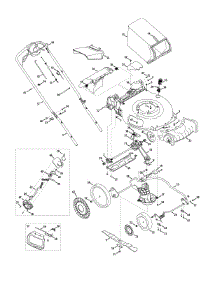 General Assembly parts for Columbia Self-Propelled Walk-Behind Mower 12AVD39Q897 / 2013 from AppliancePartsPros.com