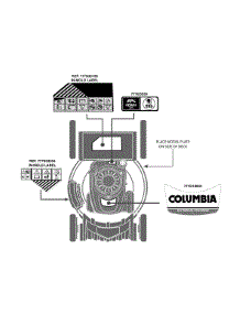 Label Map parts for Columbia Self-Propelled Walk-Behind Mower 12AVD39Q897 / 2013 from AppliancePartsPros.com
