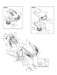 Hood & Grille parts for Columbia Lawn Tractor 13AP616G597 / 2008 from AppliancePartsPros.com