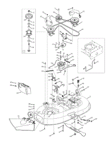 Mowing Deck 42-Inch parts for Columbia Lawn Tractor 13AP616G597 / 2008 from AppliancePartsPros.com
