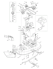 Mower Deck 42 Inch parts for Columbia Lawn Tractor 13AP61GG897 / 2009 from AppliancePartsPros.com