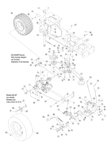 Rear Drive & Wheels parts for Columbia Lawn Tractor 13AP61GG897 / 2009 from AppliancePartsPros.com