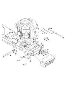 Engine Accessories Twin parts for Columbia Lawn Tractor 13AP61GH897 / 2009 from AppliancePartsPros.com