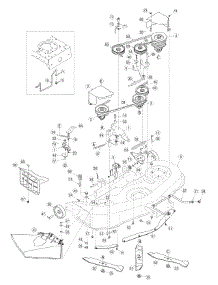 Mower Deck 46 Inch parts for Columbia Lawn Tractor 13AP61GH897 / 2009 from AppliancePartsPros.com