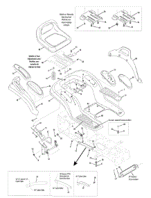 Seat & Fender Assembly parts for Columbia Lawn Tractor 13AP61GH897 / 2009 from AppliancePartsPros.com