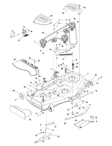 Deck Assembly parts for Columbia Lawn Tractor 13AQ62GP897 / 2009 from AppliancePartsPros.com