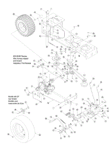 Drive Assembly parts for Columbia Lawn Tractor 13AQ62GP897 / 2009 from AppliancePartsPros.com