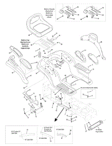 Fender Assembly parts for Columbia Lawn Tractor 13AQ62GP897 / 2009 from AppliancePartsPros.com