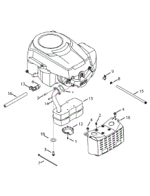 Engine Connections parts for Columbia Lawn Tractor 13AV606G597 / 2008 from AppliancePartsPros.com
