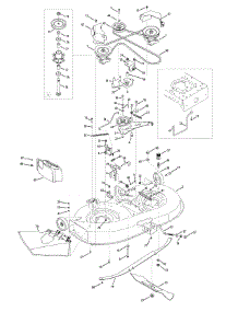 Deck Assembly parts for Columbia Lawn Tractor 13AV60GG897 / 2009 from AppliancePartsPros.com