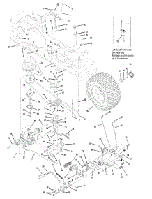 Drive Assembly parts for Columbia Lawn Tractor 13AV60GG897 / 2009 from AppliancePartsPros.com