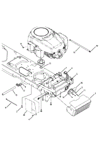 Engine Accessories Single parts for Columbia Lawn Tractor 13AV61GG897 / 2009 from AppliancePartsPros.com