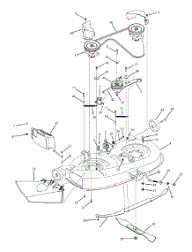 Deck Assembly parts for Columbia Lawn Tractor 13AV761F597 / 2008 from AppliancePartsPros.com