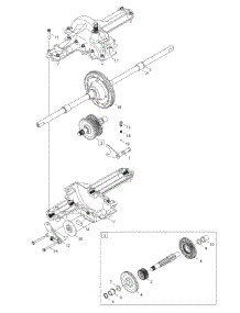 Transmission Assembly parts for Columbia Lawn Tractor 13AV761F597 / 2008 from AppliancePartsPros.com