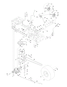 Drive Assembly parts for Columbia Lawn Tractor 13AV76GF897 / 2009 from AppliancePartsPros.com