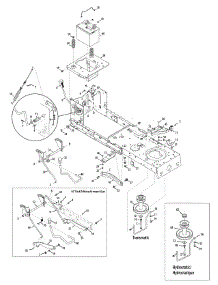 Frame & Deck Lift parts for Columbia Lawn Tractor 13AV76GF897 / 2009 from AppliancePartsPros.com