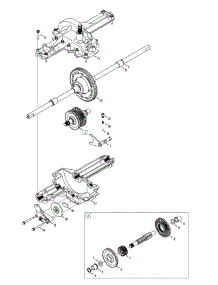 Transmission parts for Columbia Lawn Tractor 13AV76GF897 / 2009 from AppliancePartsPros.com