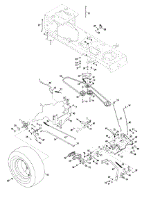 Drive & Rear Wheels parts for Columbia Garden Tractor 14AQ81GH897 / 2009 from AppliancePartsPros.com