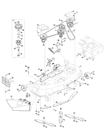 Mower Deck 46 Inch parts for Columbia Garden Tractor 14AQ81GH897 / 2009 from AppliancePartsPros.com
