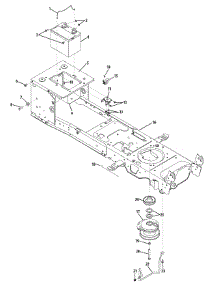 Frame & Pto parts for Columbia Garden Tractor 14AQ94GK897 / 2010 from AppliancePartsPros.com