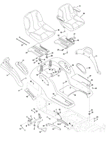Seat & Fender parts for Columbia Garden Tractor 14AQ94GK897 / 2010 from AppliancePartsPros.com