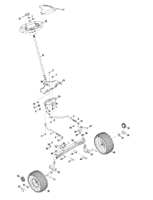Steering Assembly parts for Columbia Garden Tractor 14AQ94GK897 / 2010 from AppliancePartsPros.com