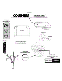 Label Map parts for Columbia Tiller 21A-39M8897 / 2013 from AppliancePartsPros.com