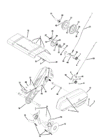 Tine & Shield Assembly parts for Columbia Tiller 21A-39M8897 / 2013 from AppliancePartsPros.com