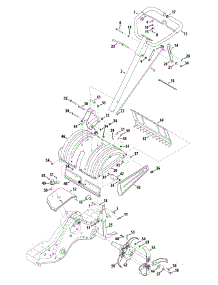 General Assembly 21Ab455c897 parts for Columbia Tiller 21AB455C897 / 2014 from AppliancePartsPros.com