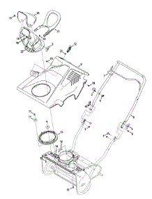 Handle & Chute parts for Columbia Snow Thrower 31AS2T5E897 / 2011 from AppliancePartsPros.com